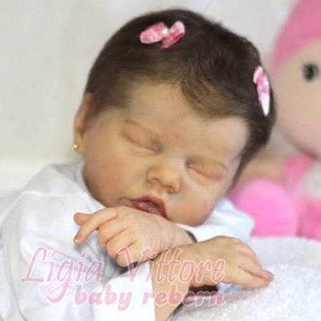 Mohair Angorá Reto Medium Brown