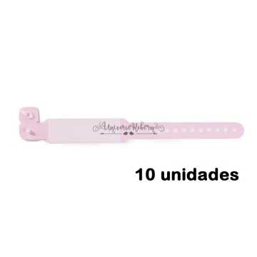10 Pulseiras Rosa de...
