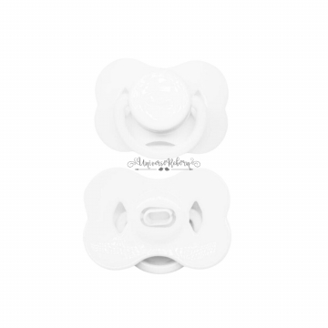 Chupeta Borboleta Branca...