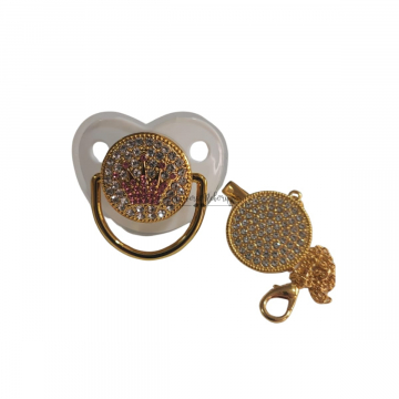 Chupeta Branca Coroa Pequena