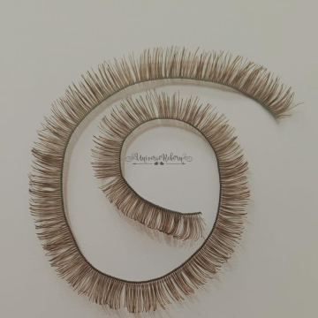 1 Cílios em Fita Castanho