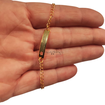 Pulseira Plaquinha Estrela